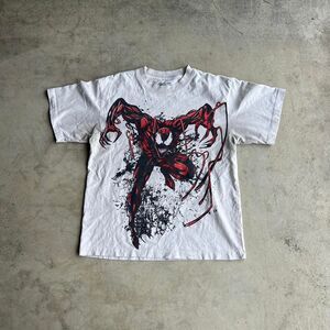 Loiter x Marvel mens s AOP venom tee double sided